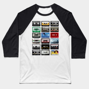 Retro Cassette Baseball T-Shirt